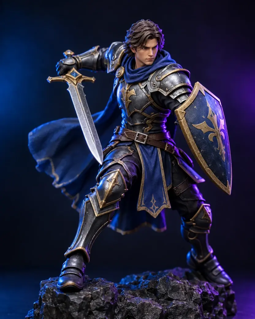 Figura Guerrero Saiyajin escala 1/7